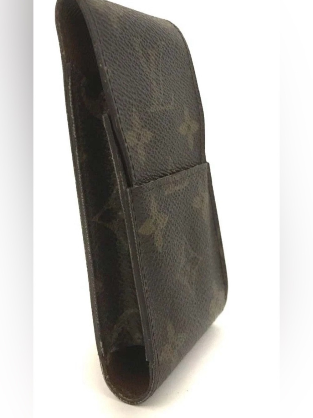 Louis Vuitton Brown Monogram Cigarette Tobacco Case Accessory Lip Stick Holder - Picture 3 of 16